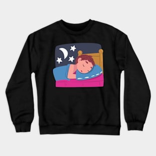 most likely to take a nap Sticker Crewneck Sweatshirt